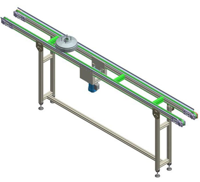 单同步带输送系统